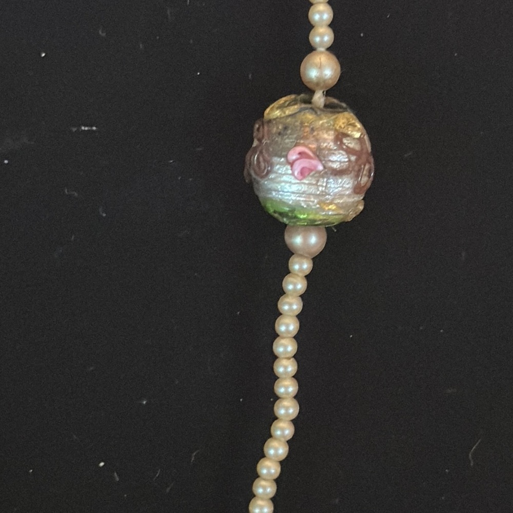 NFS RESERVE FOR TRADE Antique Venetian wedding cake beads three of them - Picture 5 of 17